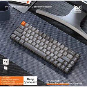 Jedel Clavier Gamer mécanique KL 88 Mode RGB - Bleu Switch