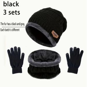Ensemble 3 pièces de Gants, Écharpe et Bonnet en Polaire pour Femmes & Hommes
