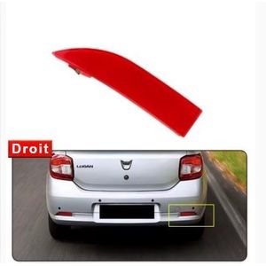 General Réflecteur de pare-chocs arrière Droite pour Dacia Logan et Sandero (2012 - 2016)
