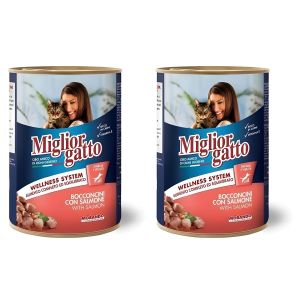 Morando Nourriture pour Chat - Saumon - Alimentation Complète - 450g