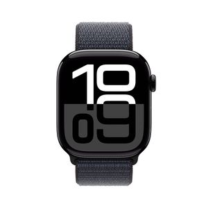 Apple Watch Series 10 46mm Argent – Blue Cloud Solo Loop – GPS