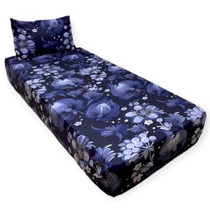 Drap Housse Imprimé 190x90 cm  + 1 taie d'oreiller  ( 2 pieces) 