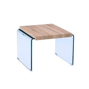 Kitea Table De Coin KINSHASA - Blanc / Beige