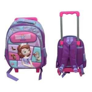 Sac Scolaire à Roulettes Princesse Sofia pour Filles