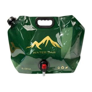 Sac d’Eau Camping Pliable 8L – Solution Hydratation Facile et Durable