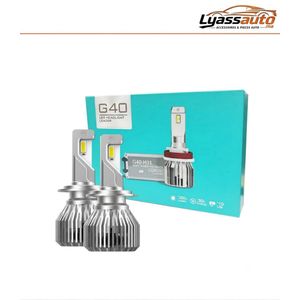 G4 Ampoules LED G40 H1/H4/H7/H11 6000K 12V – Kit de 2