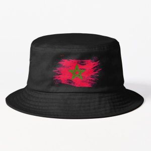 Je suis marocain - I'm morrocan - Je supporte le Maroc Chapeaux Bob   avec design unique  
