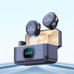 Mini Microphone Sans Fil SX21 - Kit Double pour iPhone 15/16, Android et PC