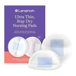 Lansinoh Coussinets d’Allaitement Ultra Fins - Absorption Rapide - Pour Jeunes Mamans- 60 Unités