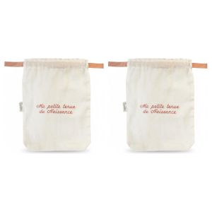 Bambidou Sac de Maternité - Tenue Premier Jour - Bébé - Rose - Lot de 2