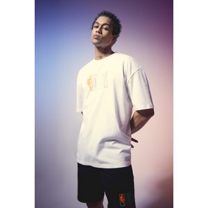 Defacto NBA Wordmark Oversize Fit T-Shirt