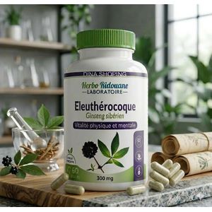 Herbo Ridouane Herbo Ridouane Eleuthérocoque Gin-seng Sibérien 60 gélule 30mg