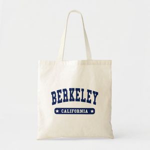 Large tote bag Berkeley California College Style Unique, haute qualité