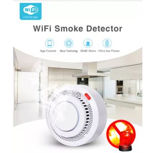 Tuya WiFi 2 en 1 Intelligent fume détecteur de monoxyde de carbone