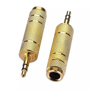 convertisseur audio jack Prise mâle 6,35 mm à connecteur femelle 3,5 mm