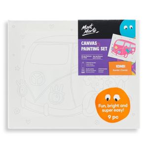 Mont Marte Coffret de peinture pour enfant 9 pcs - Kombi