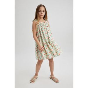 Defacto Robe Fille en viscose - Acru - Y6957A6.