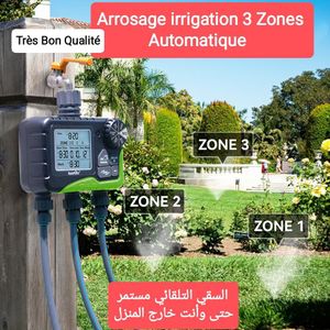 arrosage wifi automatique minuterie eau gazon programme reglable Jardin Controleur