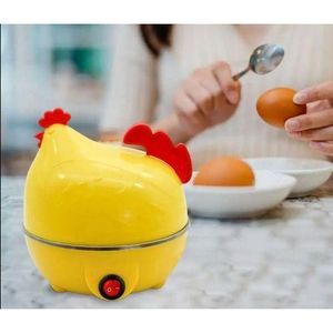 Cuiseur à œufs multifonction en forme de poulet, chaudière à œufs électrique,capacité de 7 œufs