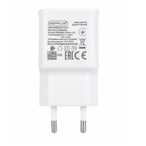 Digitplus Adaptateur USB-A mural compact et élégant pour smartphones et appareils électronique blanc