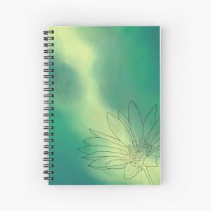 Spring Inspired Digital Paitning Spiral Notebook Bloc note