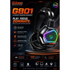 Non Casque Gaming G801 RGB – E-Sport Gaming Headset