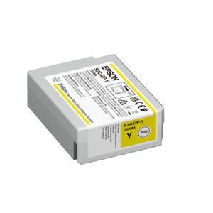 Epson Cartouche d'Encre SJIC42P-Y Jaune Originale pour ColorWorks C4000e – C13T52M440