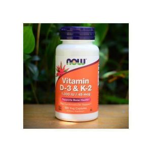 Now Foods High - Grade Vitamine D3 and K2 - Immunité