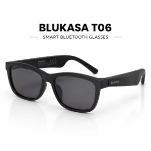 BluKaSa T06 Lunettes Intelligentes Bluetooth 5.3 Audio HD Appels Musique Verres Polarisés UV400 USB-C