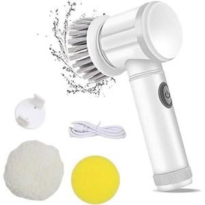 Brosse de nettoyage électrique rotative, Nettoyeur puissant rechargeable pour salle de bain et cuisine