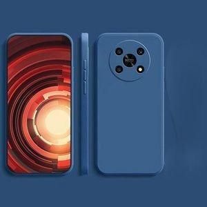 Case Coque Souple Liquid Silicone bleu pour Honor x9 5G