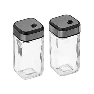 Five Salière et Poivrière en verre & Inox
