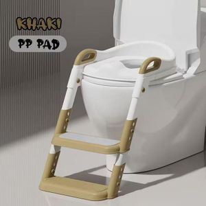 Chaise de toilette Pliable pliant Siege de toilette Plus escalier - Pot bébé enfant coussin toilette (Multicolor