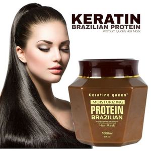 keratine queen Masque brésilien Moisturizin Protein, Réparer tes cheveux 1000ml