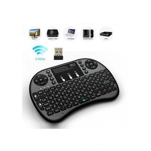 Wireless mini clavier tactile sans fil, télécommande à main, LED rétro-éclairé pour Android TV Box