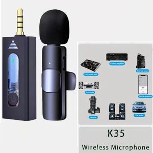 Microphones K35 Jack 3.5mm: Enregistrez un son clair et net avec le micro sans fil Lavalier