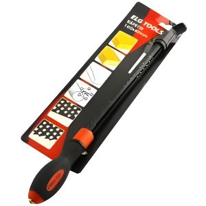 Elg Tools Râpe Ronde - Acier Trempé Haute Résistance - Pour Bois, Métal & PVC - 16 x 250 mm