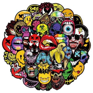Stickers Halloween Horror Ghost Face Graffiti Kawai Cute Cartoon Anime 30Pcs