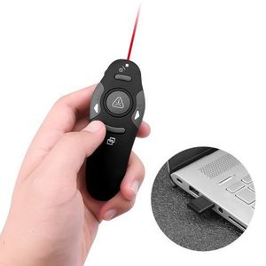 Oem Télécommande de pointeur laser PPT de présentateur sans fil USB 2,4 GHz  pour présentation Powerpoint PPT Clicker R400 - Prix pas cher