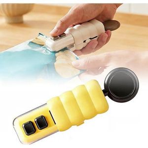 Mini scelleuse de sacs 3 en 1, activée par la chaleur avec ouvre-bouteille et aimant, appareil portable pour refermer les sacs de chips, rechargeable.