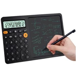General Calculatrice Électronique avec Tablette d’Écriture LCD – Calculs Rapides, Prise de Notes et Effacement en 1 Clic
