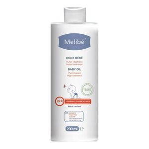 Melibé Huile Végétale - Soin Nourrissant Corps et Cheveux - Bébé - 200 ml