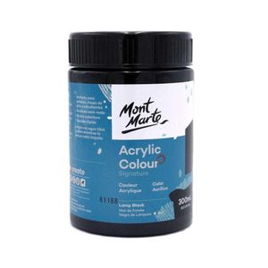 Mont Marte Peinture acrylique 300ML - Noir