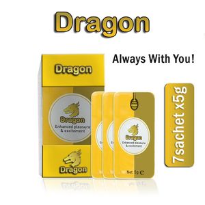 عسل التنين أصفر الأسطوري VIP، يُحسّن الأداء الجنسي والحيوية بشكل طبيعي، علبة واحدة، 7 أكياس.