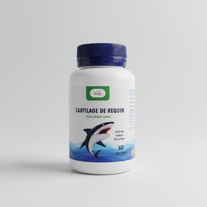 Svita Premium Cartilage de Requin pour Soutien Articulaire Optimal, Arthrose, Arthrite, Polyarthrite - 60 Gélules