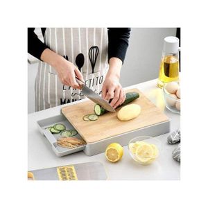 plaque de coupe détachable stockage planche à tirer tiroir-Planche à découper