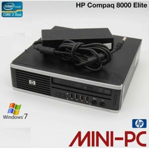 Hp Compaq 8000 Elite Ultra Slim Core 2 Duo  , RAM 4Go ,HDD 250Go, Remis à Neuf