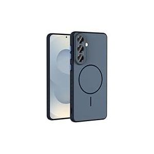Case Pochette pour Samsung A37 5G silicone liquide magsafe bleu 