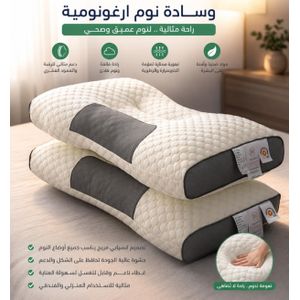 Oreiller Ergonomique de Sommeil - Confort Orthopédique & Soutien Cervical Suprême