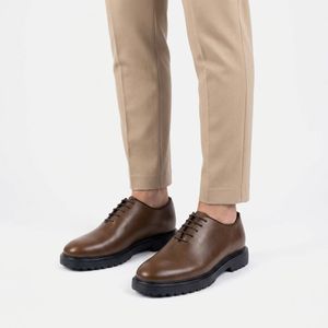 D'Urbano Unico 611 : Richelieu 100% cuir Homme Marron